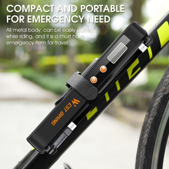 Mini Portable Electric Tire Inflator Pump USB Charging Cordless