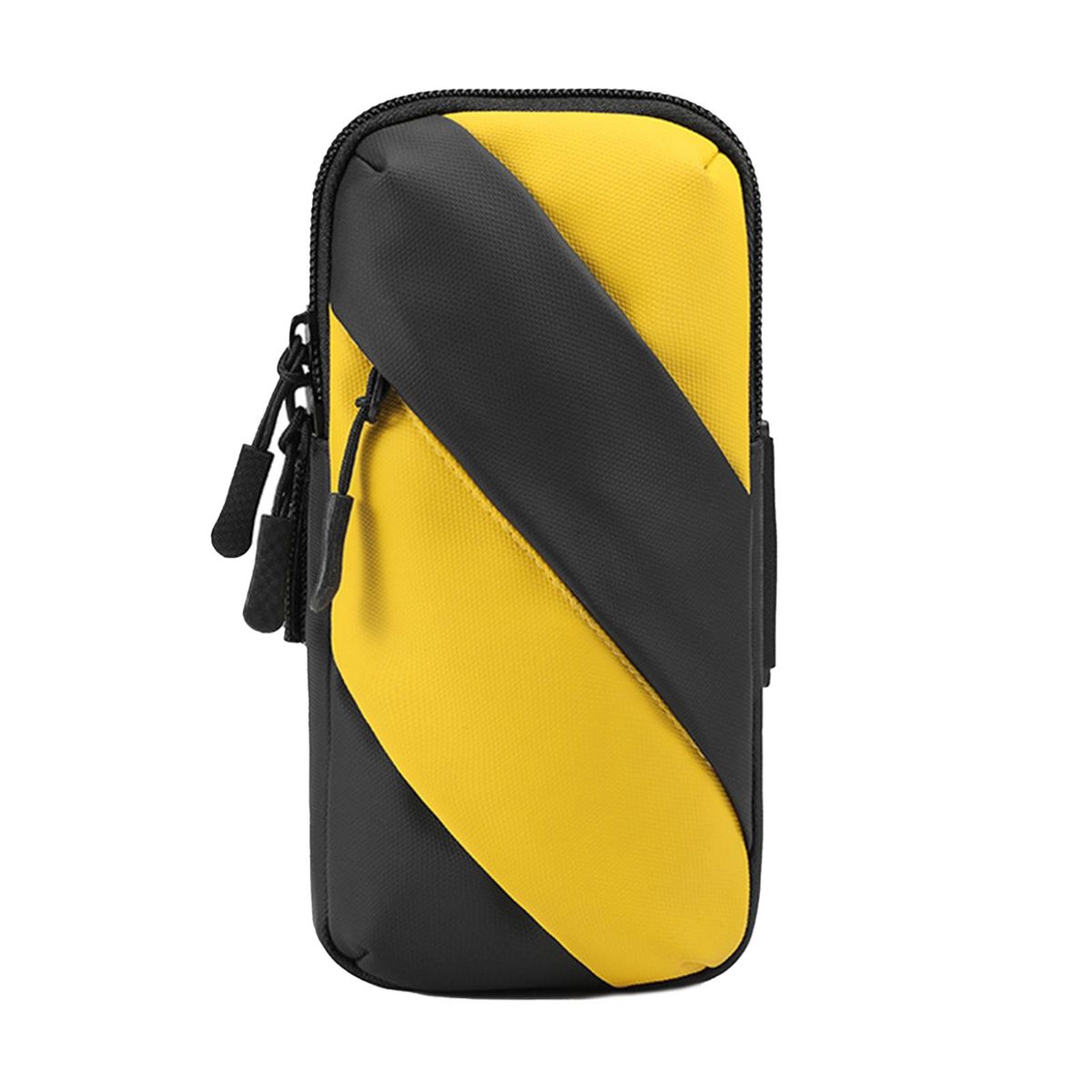 Arm Band Case No Slip Armband Phone Holder Black and Yellow