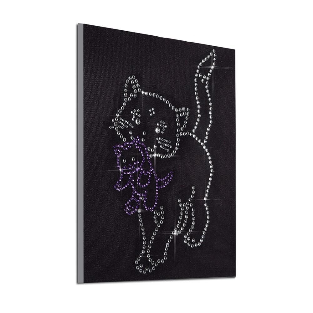 Fluorescent Decorative Painting DIY Crystal Rhinestone Picture Diamond Embroidery Arts Craft for Home Wall Decor