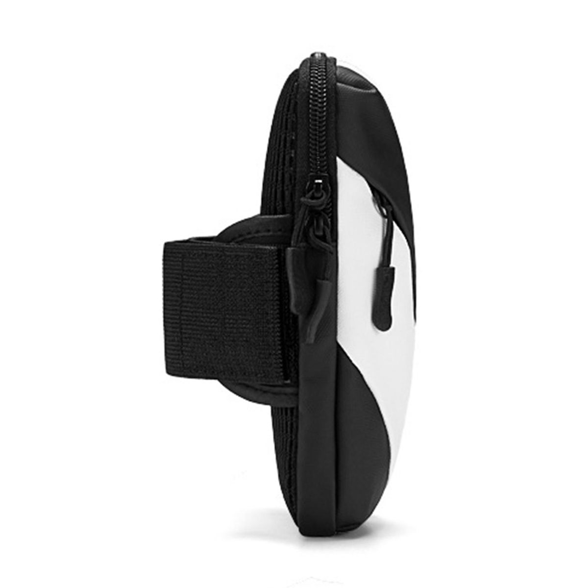 Sports Wrist Bag Fitness Gym Phone Arm Holder Black White