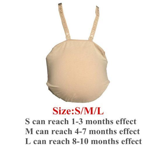 Belly Artificial Baby Tummy Belly Pregnancy Pregnant Bump Cloth Bag Gift