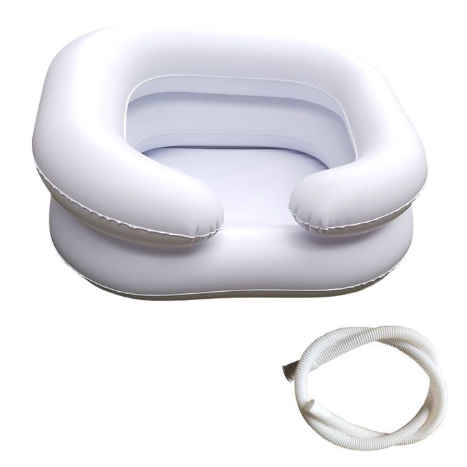 Inflatable Shampoo Basin With Tube Hair Washing Basin Wash