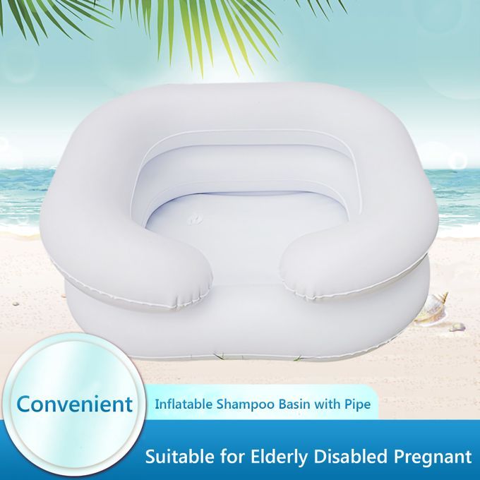 Inflatable Shampoo Basin With Tube Hair Washing Basin Wash