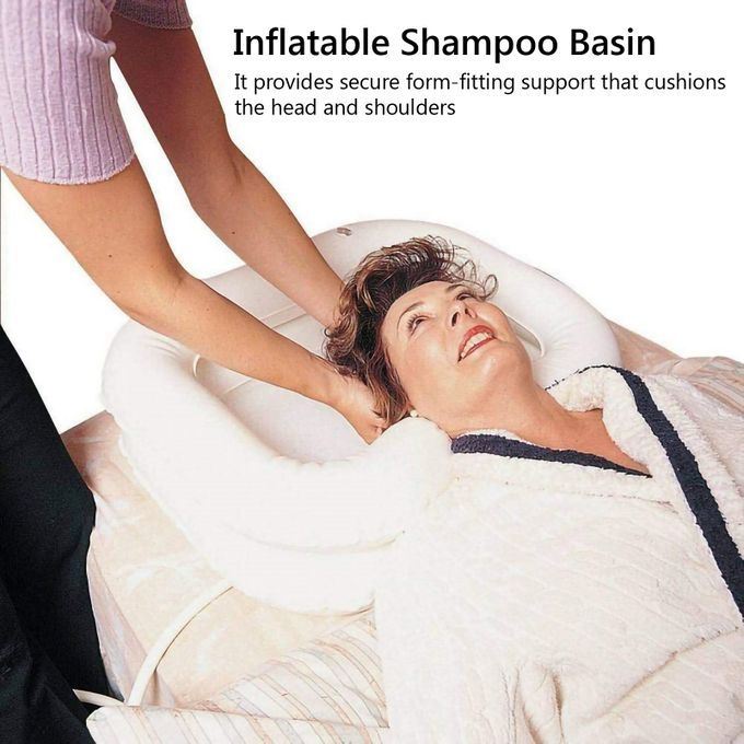 Inflatable Shampoo Basin With Tube Hair Washing Basin Wash