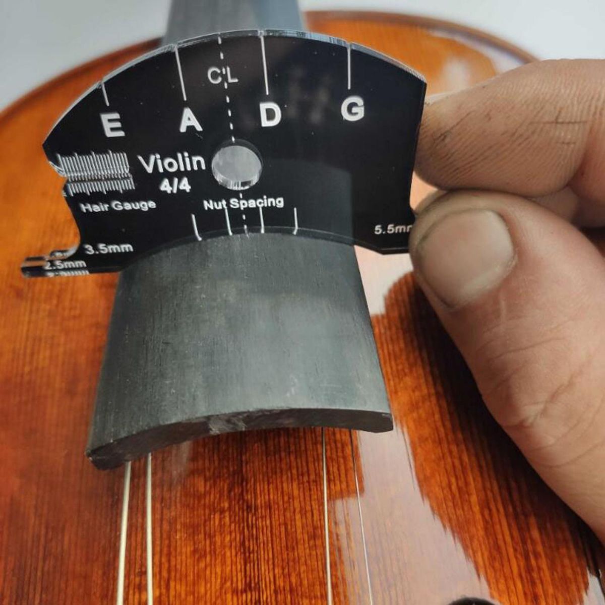 1/2 3/4 4/4 Violin Bridge Fingerboard Scraper 1-2 Violin