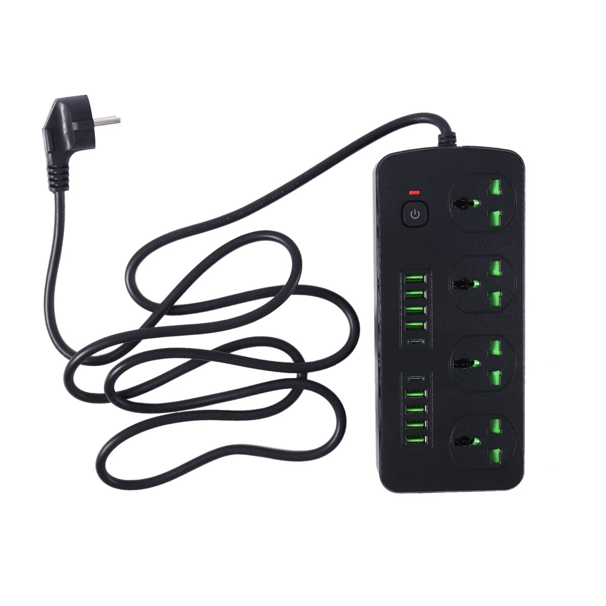 Power Strip Plug AC Outlet Multiprise Extension Cord