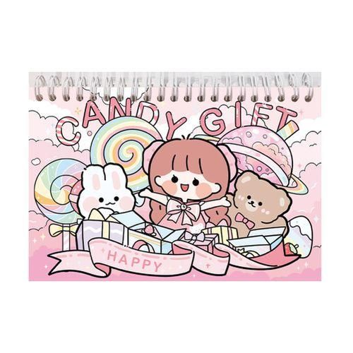 50 Pcs Kawaii Cartoon Character Pattern Sticker