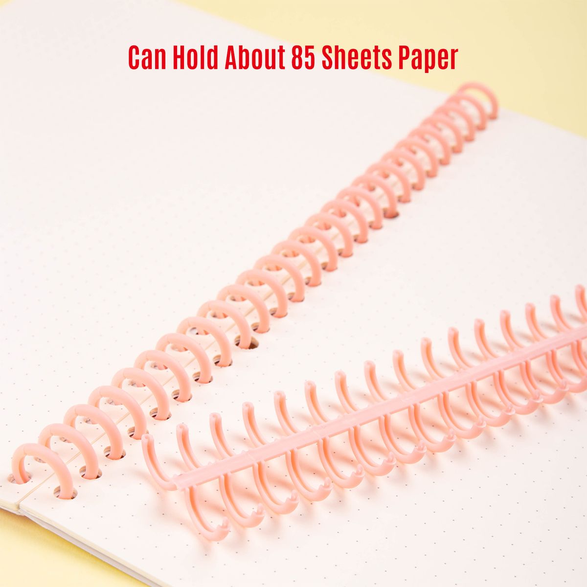 KW-trio 10pcs Plastic 30-Hole Loose Leaf Binders Ring
