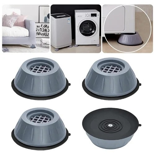 Anti Vibration Pads For Washing Machine And Other Home Furniture - 4 Pieces