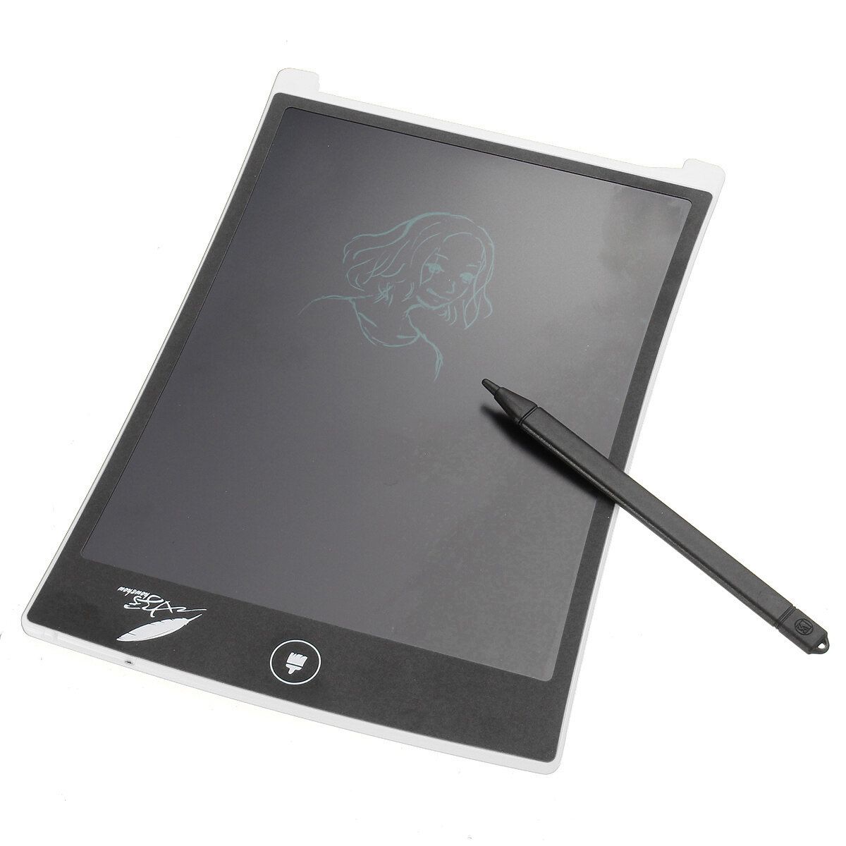 8.5 Inch 8.5" Howshow E-note LCD Writing Tablet Writer Graffiti Board Handwriting Notepad Gift Office Family School Drawing Child Kids Children Parenting Toys WordPad Black White (white)