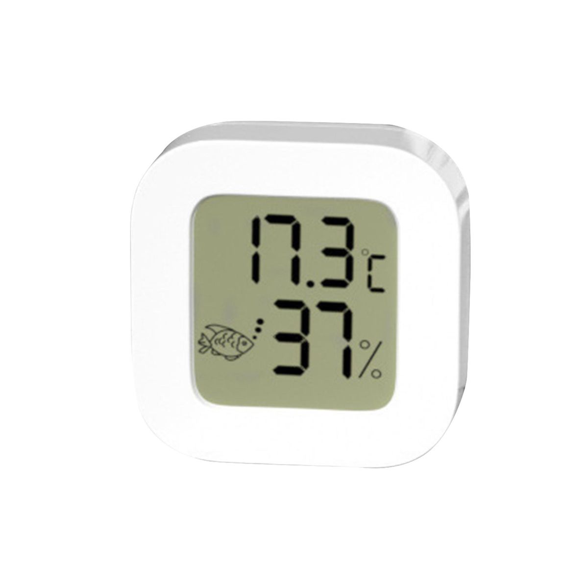 Fish Aquarium Electronic Water Temperature Meter White