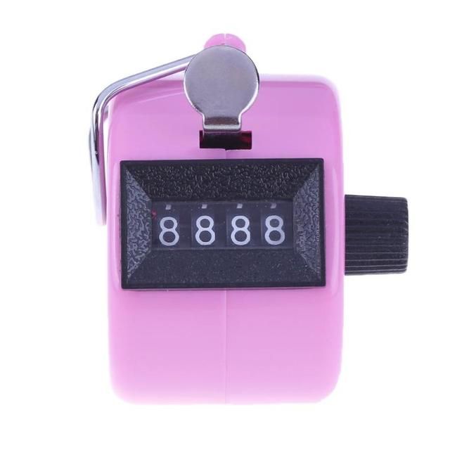 Counter 4 Digit Number Counters Plastic Shell Hand Held Fin