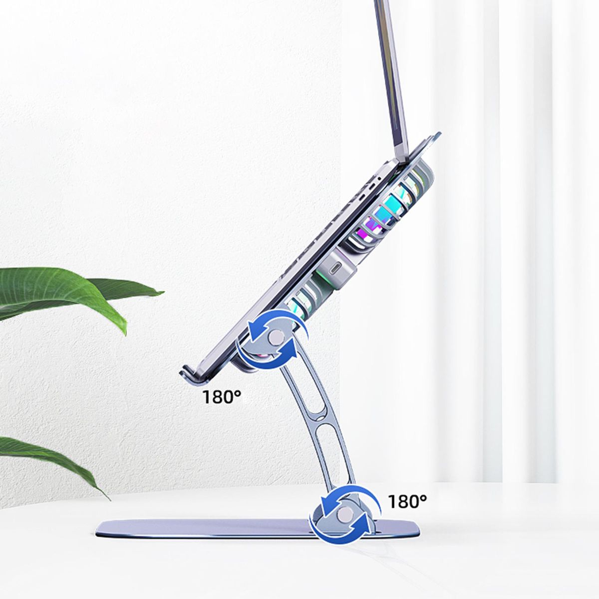 Laptop Stand With Fan ,Aluminium Alloy Quiet Fan Metal