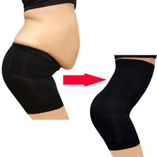 High Waist Tummy Control Girdle Tights With 4 Steel Bones