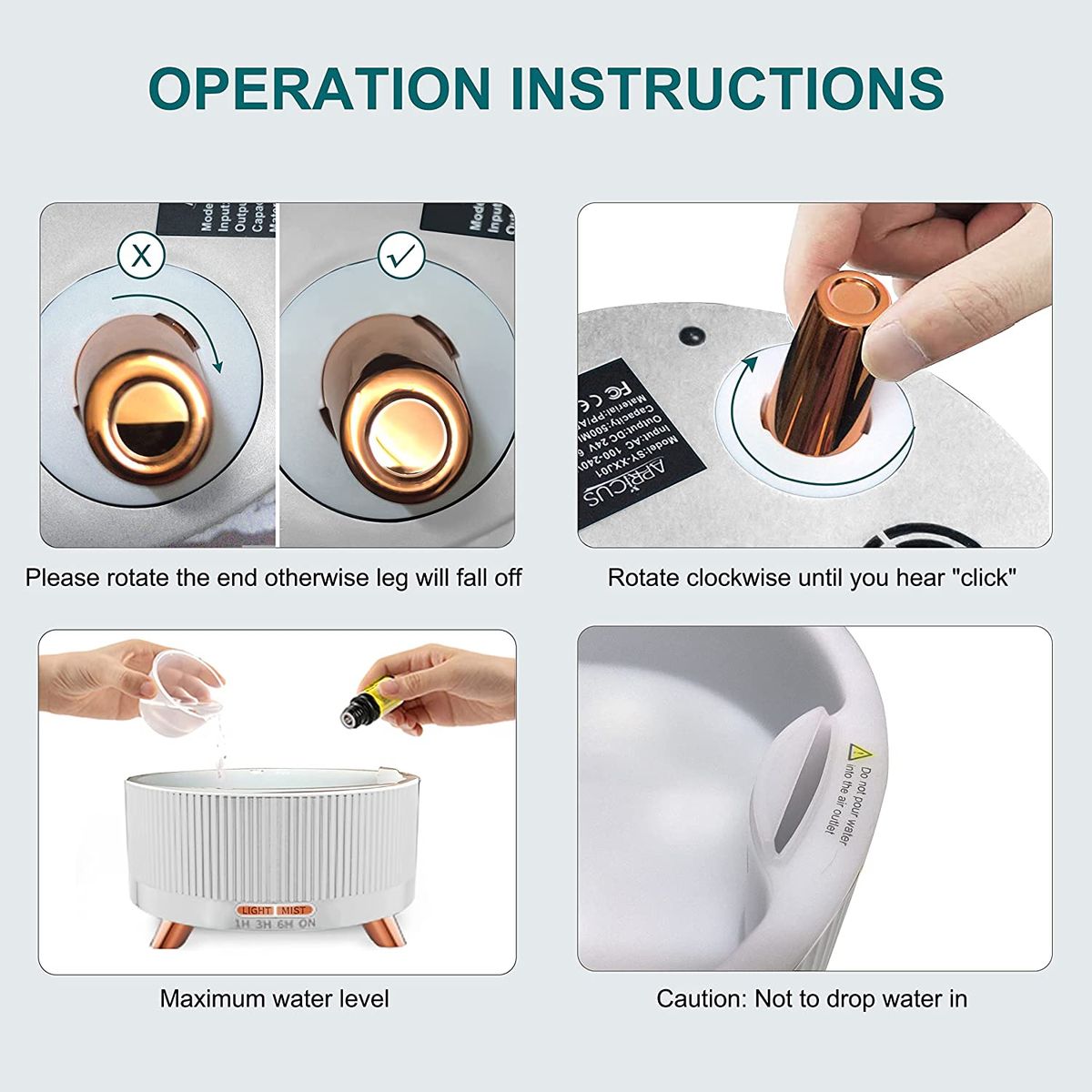 500ML Essential Oil Diffuser
