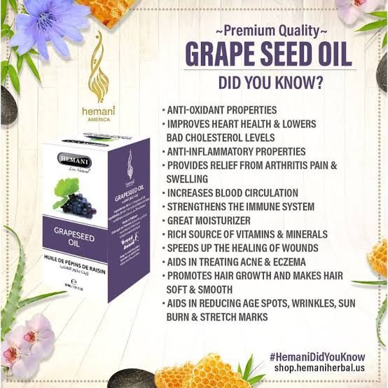 Pure Grapeseed Essential Oil