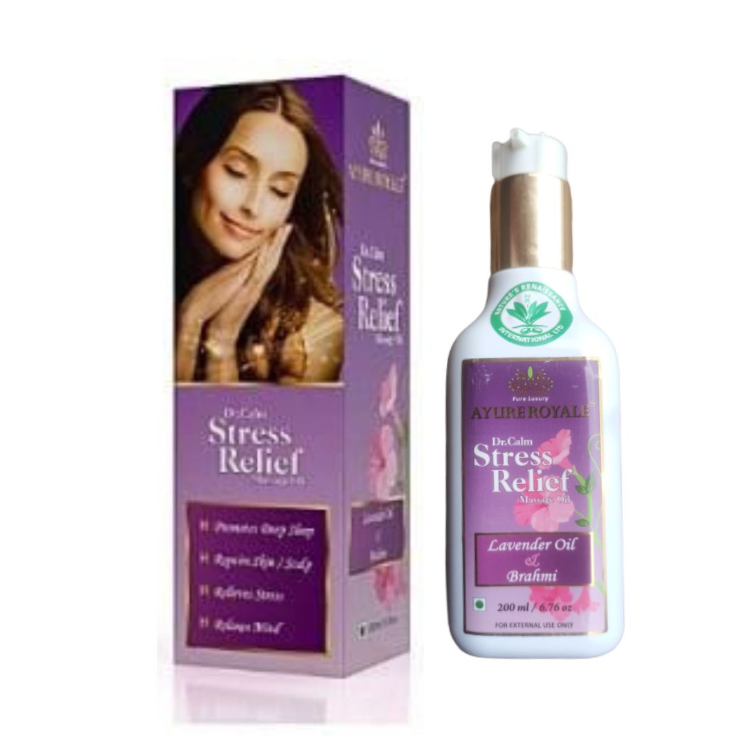 Dr Calm Stress Relief Massage Oil - 200ml (2 Bottles)