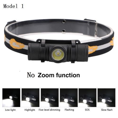 L2 LED Headlight 6 Modes Mini White Light Head Lamp Flashlight 18650 Battery Headlamp For Camping Fishing Hunting Light BIL