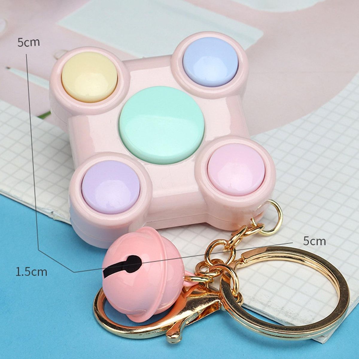 Keychain Children Learning Memory Device Pink