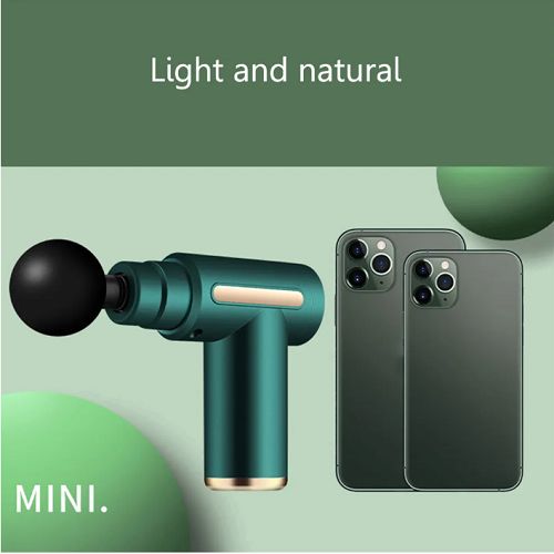 Portable Electric Handheld Massager Gun Neck Vertebra Back Muscle Massage Body Massager Pain Relief