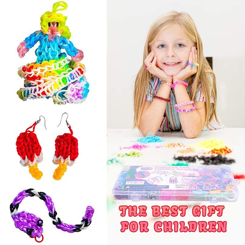 Colors Refill Assorted Loom Rubber Toys 6001200pcs Bands