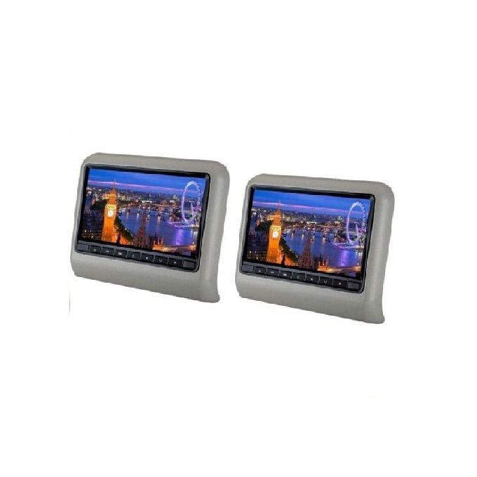 Car Headrest 9 Inch Car DVD Player And Monitor - A Pair