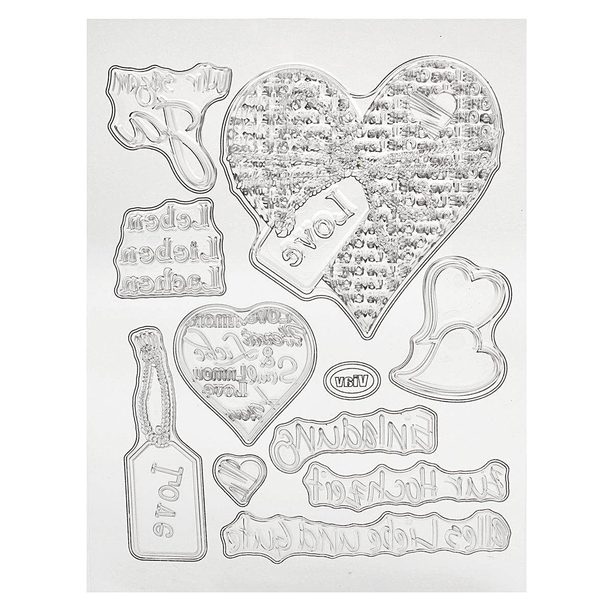 Silicone Transparent Clear Stamp Mixed DIY Scrapbooking Card Album Decorating Love