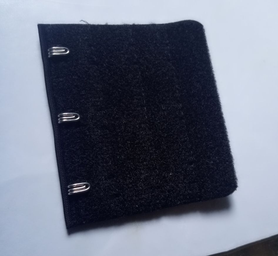 Black Bra Extender 3-Hook(Two Piece)