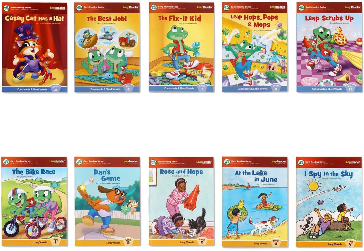 LeapReader System Learn-to-Read 10 Book Mega Pack - Pink