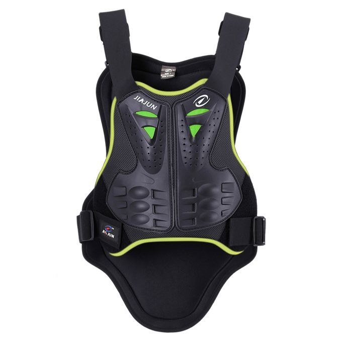 Unisex Motorcycle Motocross Racing Chest Vest Back-Green