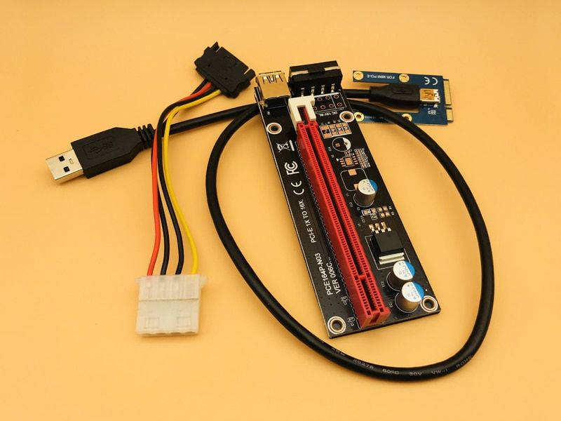 Mini PCIe To PCI Express 16X Riser For Laptop Externaraphics Card EXP GDCC Antminer  Miner MPCIe To