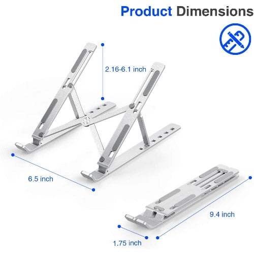 Foldable Placstic Laptop Stand