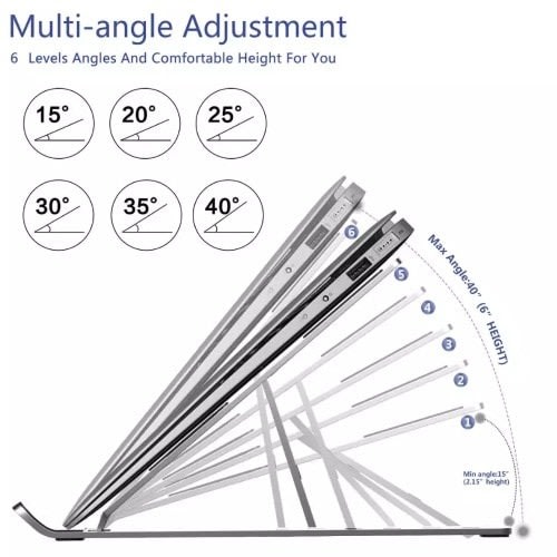 Foldable Placstic Laptop Stand