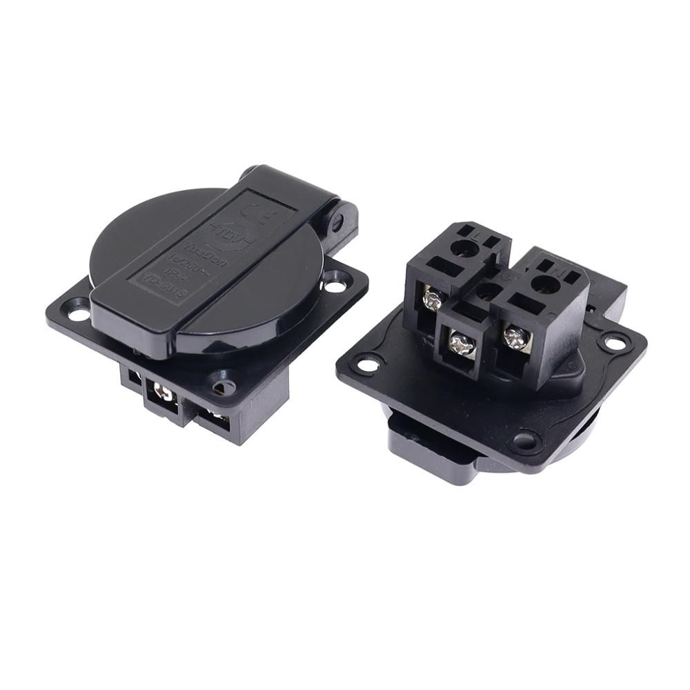 Switzerland Waterproof Industrial Socket IP44 Swiss AC Power Socket 10A Dustproof Power Connector Electrical Socket With Cover