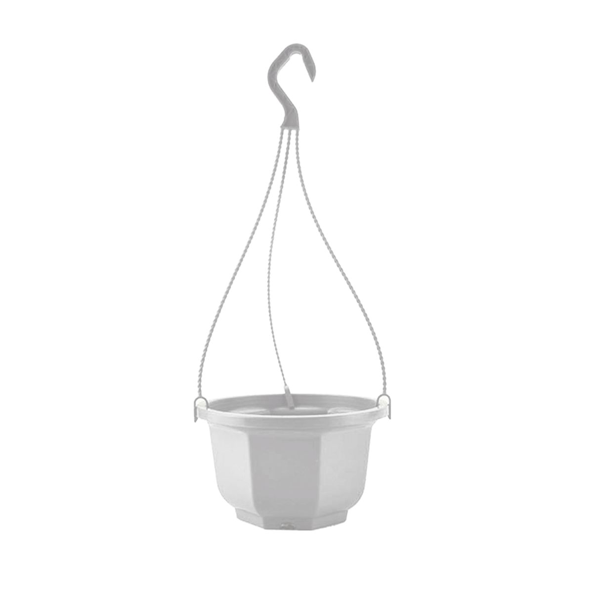 Flower Basket Reusable Heighten Plastic Hanging Planter Decor Pot For Outdoor