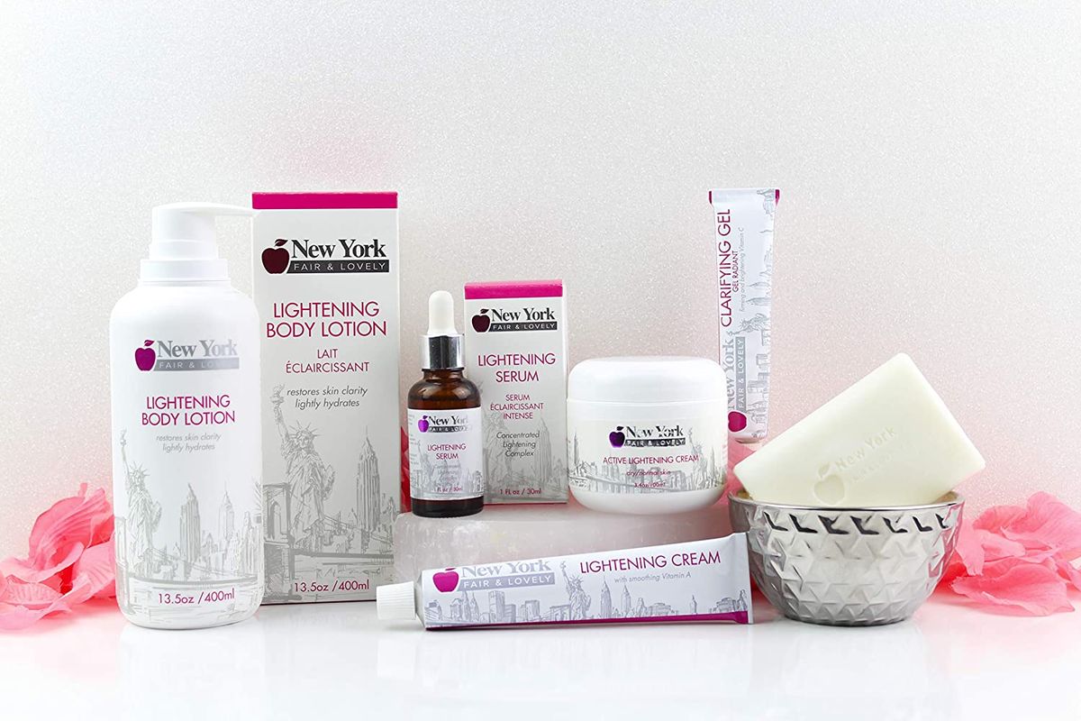 Fair&Lovely Active Lightening Set(Cream,Serum,lotion&soap)