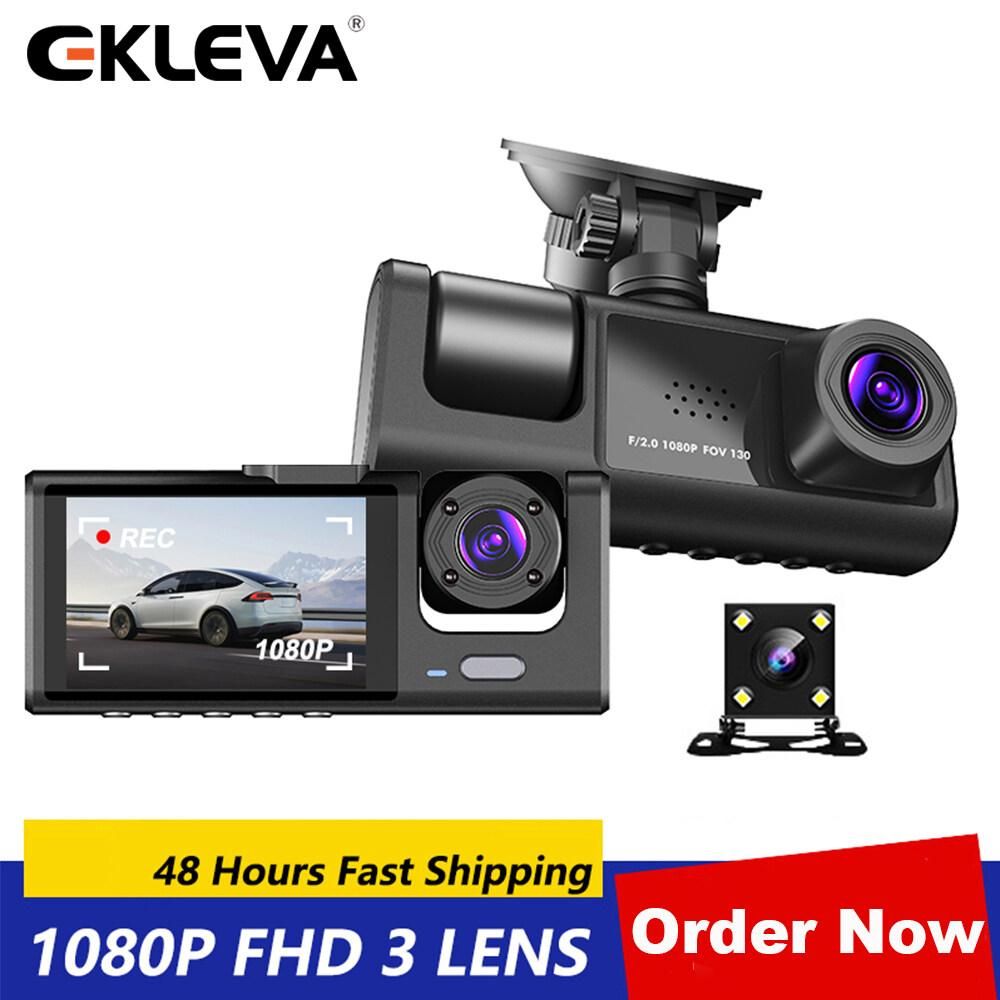 Car Video Recorder 3 in 1 FHD 1080P 3 Camera Car DVR Dashcam Rear View Camera with Rear lens Night Vision For Truck Tax Uber