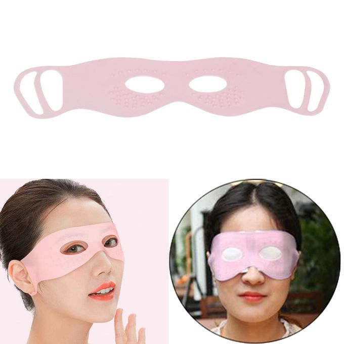 Eye Mask Relaxing Ear Hook Flexible Eye Pillow For Eye Treatment Pink