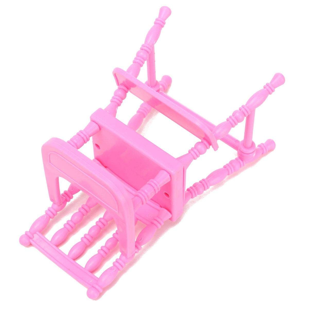 Pink Nursery Baby High Chair 1:6 Barbie Kelly Doll's House Dollhouse Furniture