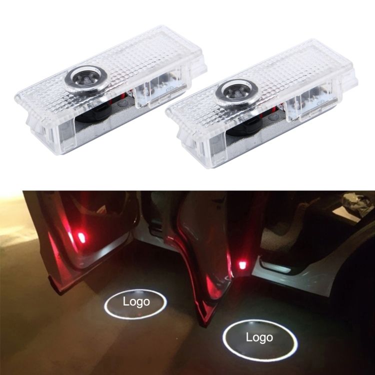 2 PCS LED Car Door Welcome Logo Car Brand 3D Shadow Light