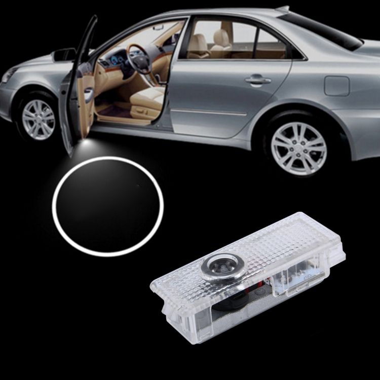 2 PCS LED Car Door Welcome Logo Car Brand 3D Shadow Light