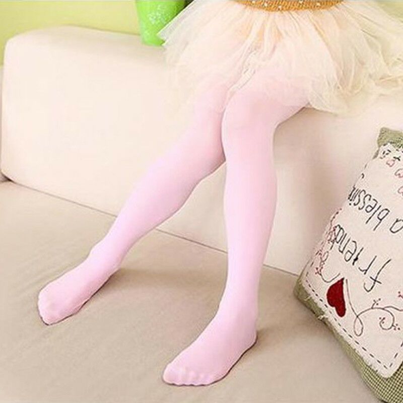 Studio Quality 90 Denier Girls Dance Tights Ballet Tap Modern From UK Stock Pink