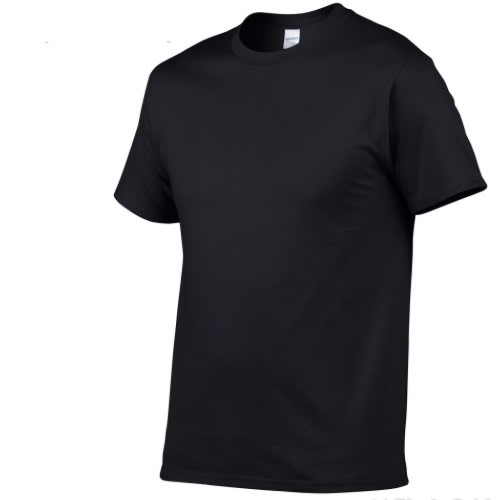 T-shirts - Black + Blue & Wine - 3pcs