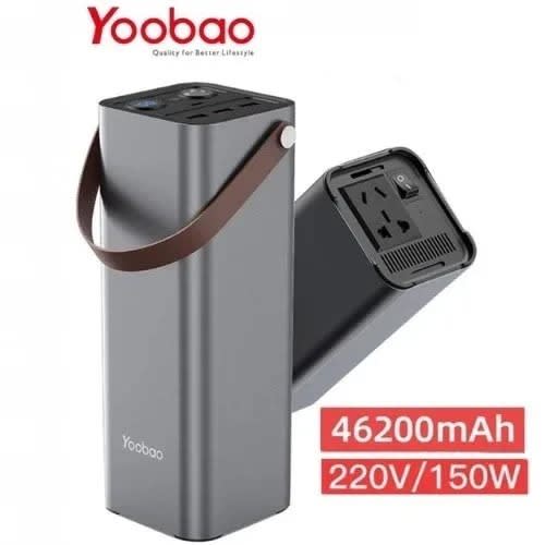 Power Station With Pd Quick-charging Powerbank - 65w - 46200mAh