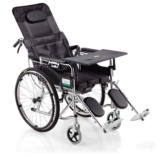 Collapsible Orthopedic Wheelchair With Commode