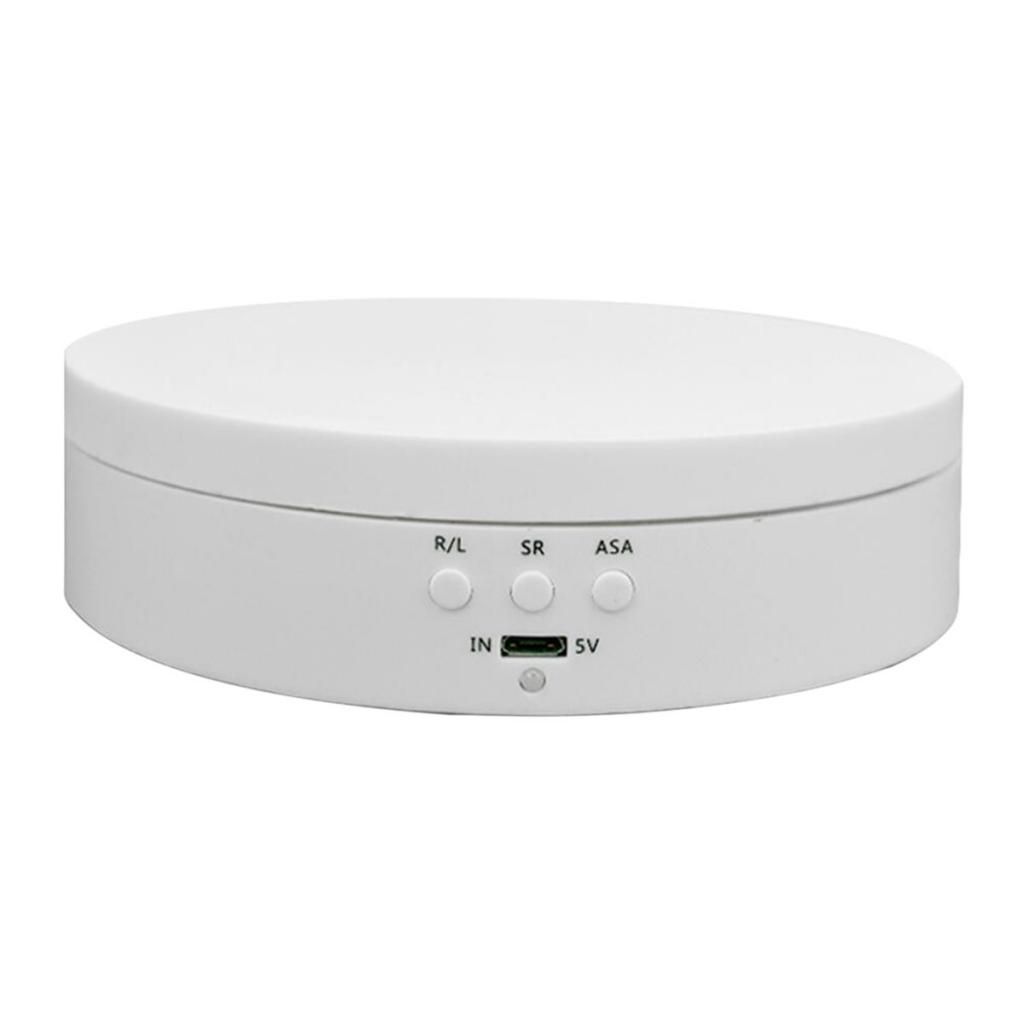 360 Degree Electric Turntable For Perfumes, Bags And White