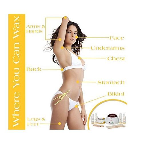 Starter Hair Removal Waxing Kit Bundle Smooth