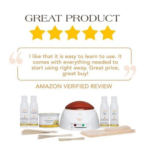 Starter Hair Removal Waxing Kit Bundle Smooth
