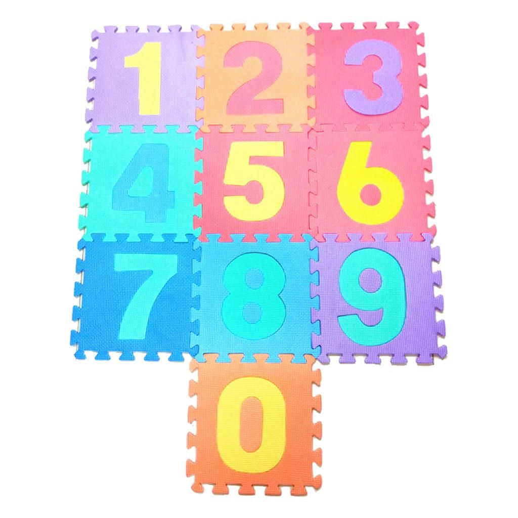 Lots 36 Baby Colorful Foam Mat Alphabet And Number Mat Interlocking