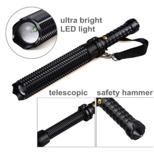 Tactical Baton Security Flashlight